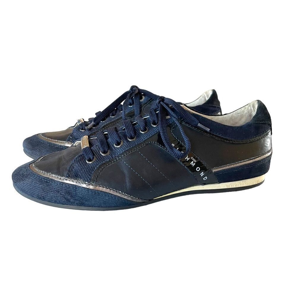 John Richmond Leather Trainers